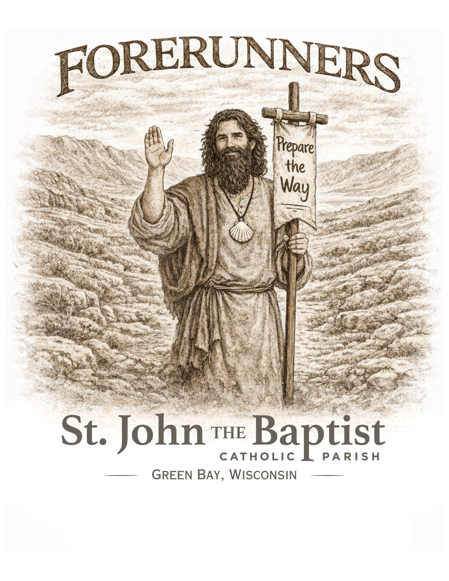 St. John the Baptist "Johnny" Character as the Forerunner of Christ - preview